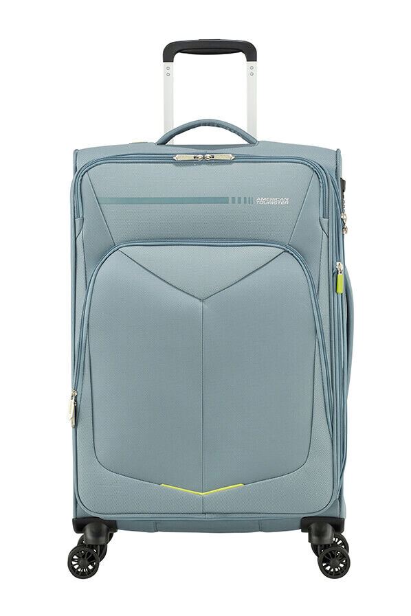 American Tourister Summerfunk Spinner Exp TSA 67cm  Gris M&eacute;tallique