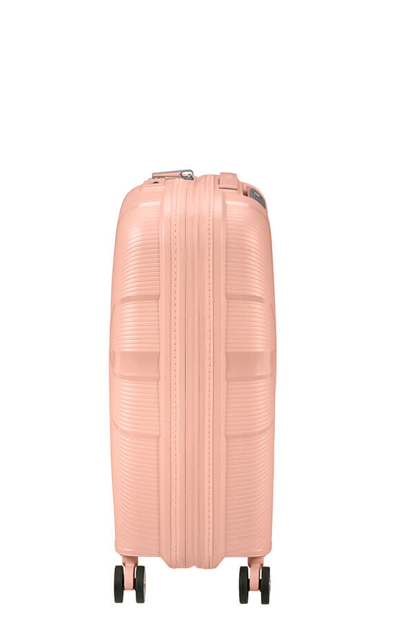American Tourister StarVibe Spinner Expandable TSA 55cm  Metallic Peach