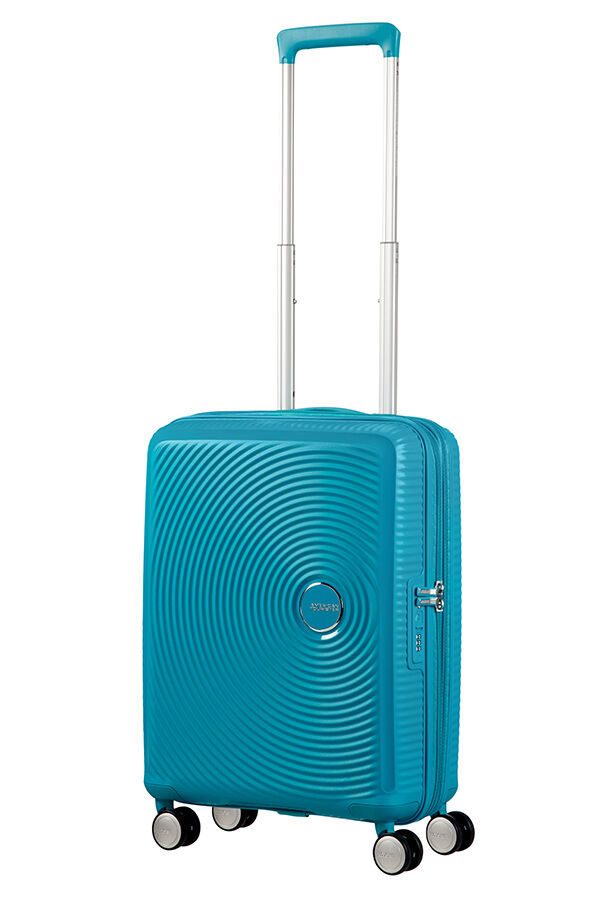 American Tourister Soundbox Spinner uitbreidbaar 55cm Summer Blue
