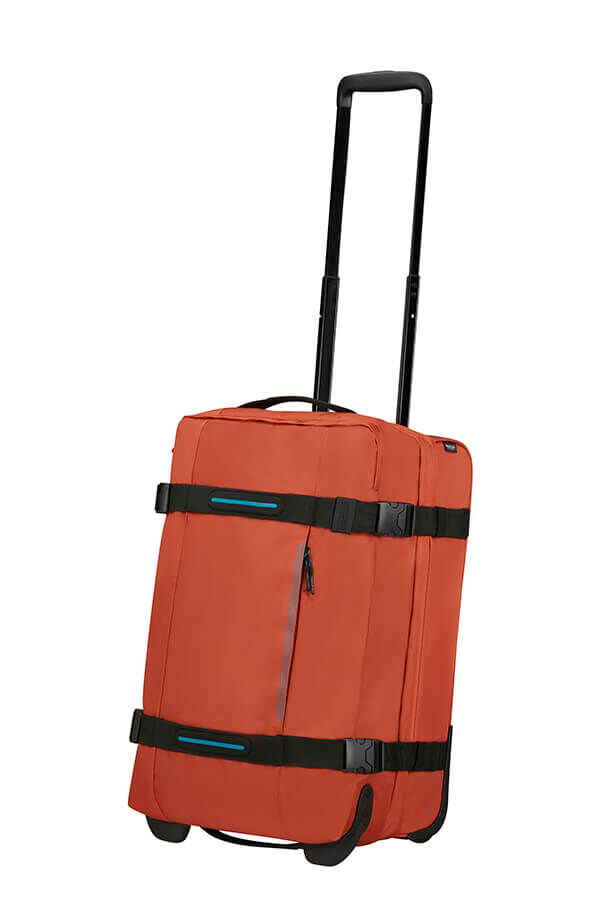 American Tourister Urban Track Duffle with Wheels S  Radiant Orange