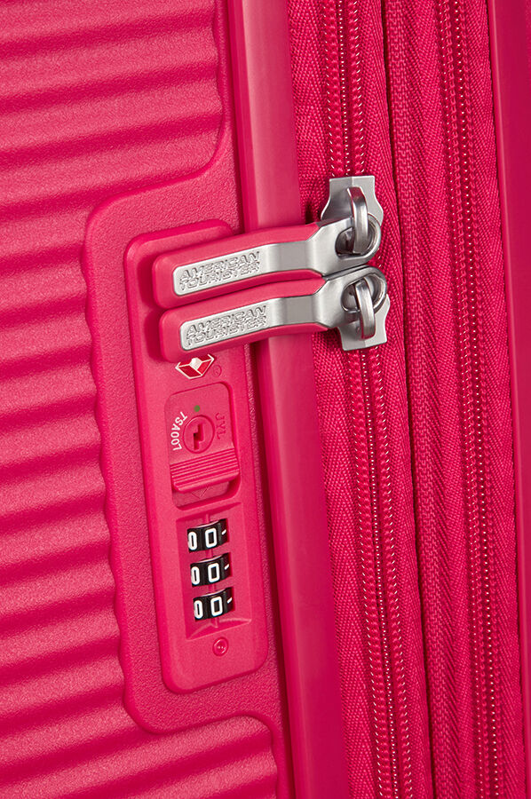 American Tourister Soundbox Spinner uitbreidbaar 77cm Lightning Pink
