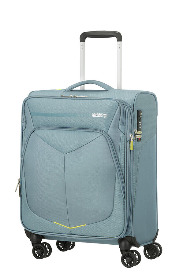 American Tourister Summerfunk Spinner Exp TSA 55cm  Metal Grey