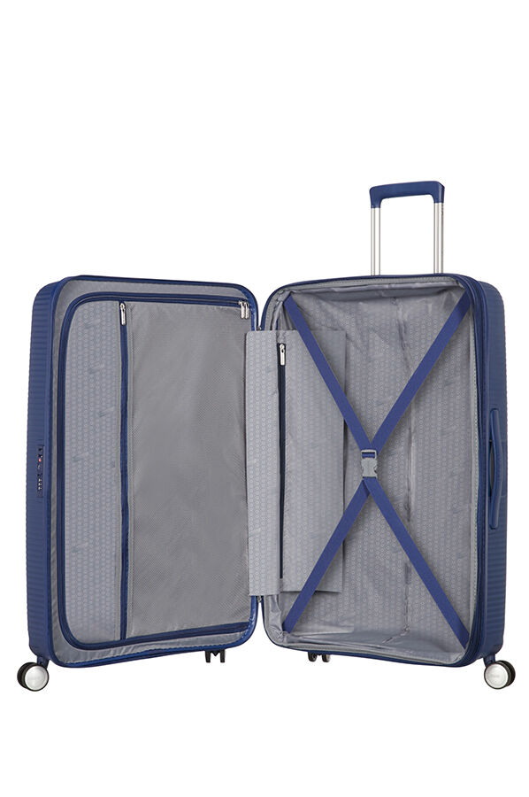 American Tourister Soundbox Spinner uitbreidbaar 77cm Midnight Navy