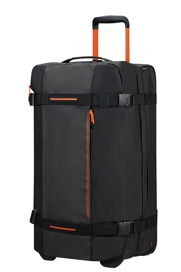 American Tourister Urban Track Duffle with Wheels Lmtd M  Black/Orange