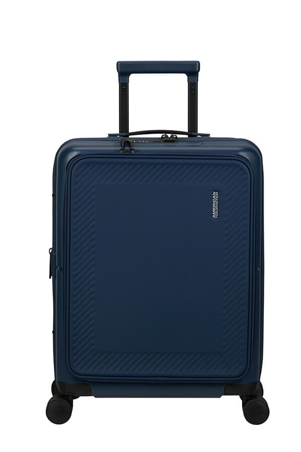 American Tourister DashPop Spinner Expandable Frontloader 55cm  Bleu nuit