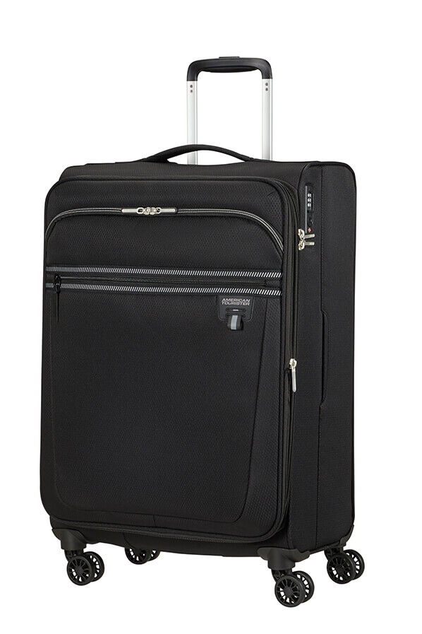American Tourister Aerospin Spinner Expandable M  Zwart