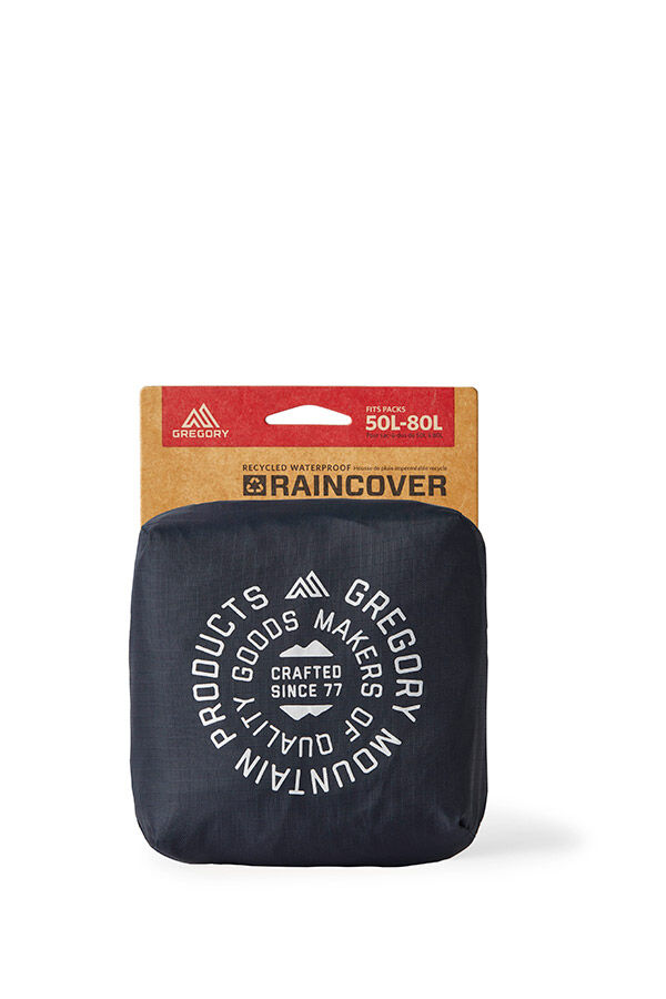 Gregory  RAINCOVER 50L-80L  Obsidian Black