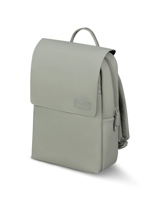 Lipault Lost In Berlin Square Backpack  Green Argile Lipault Lost In Berlin Square Backpack  Green Argile