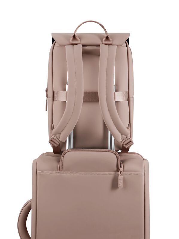 Lipault Lost In Berlin Square Backpack  Rose Quartz Lipault Lost In Berlin Square Backpack  Rose Quartz