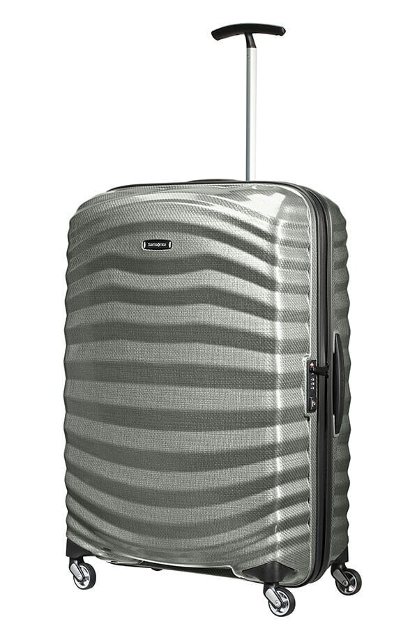 Samsonite Lite-Shock Spinner 75cm  Vert m&eacute;tal