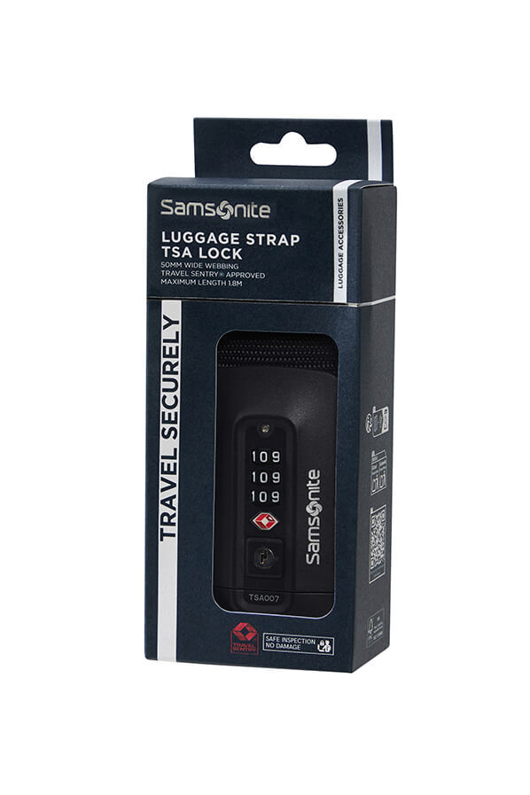 Samsonite Ta Revolution Luggage Strap/TSA Lock  Noir