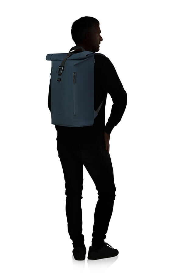Samsonite Coatify Biz Rolltop Backpack 15.6'  Bleu Samsonite Coatify Biz Rolltop Backpack 15.6'  Bleu