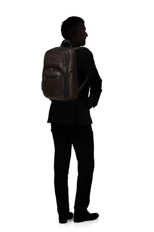 Pro-Dlx Leather Rugzak 15.6"