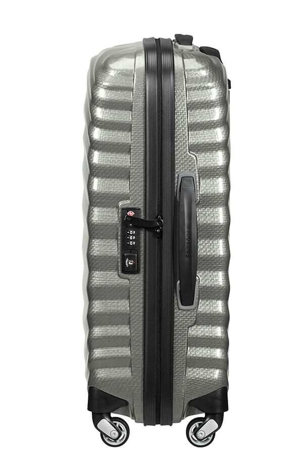 Samsonite Lite-Shock Spinner 55cm  Vert m&eacute;tal