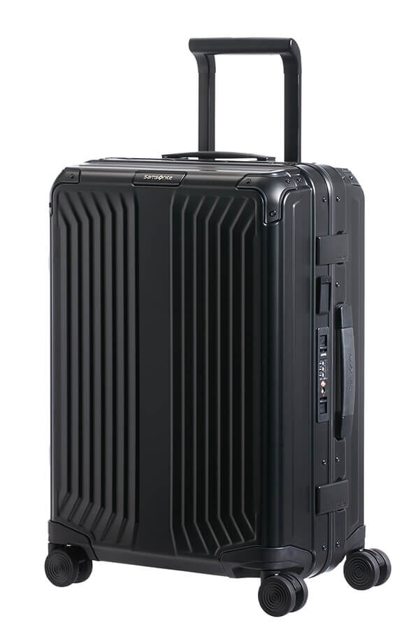 Samsonite Lite-Box Alu Spinner 55cm  Zwart