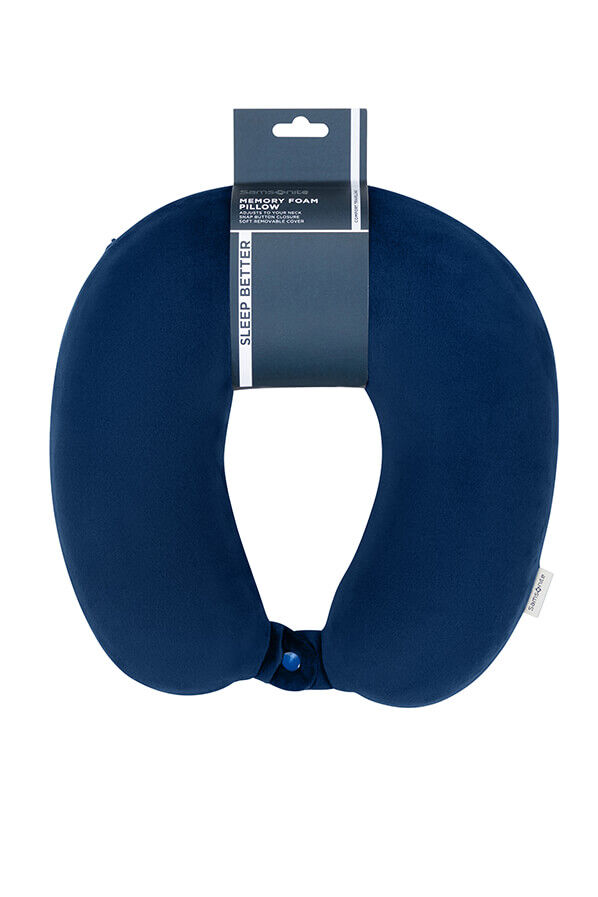 Samsonite Ta Revolution Memory Foam Pillow  Midnight Blue