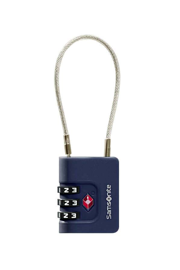 Samsonite Ta Revolution Cablelock 3 dial TSA  Bleu nuit