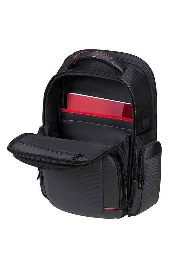 Samsonite Pro-DLX 6 Backpack 3 Volume Expandable 15.6'  Charcoal/Red Samsonite Pro-DLX 6 Backpack 3 Volume Expandable 15.6'  Charcoal/Red