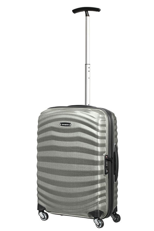 Samsonite Lite-Shock Spinner 55cm  Vert m&eacute;tal