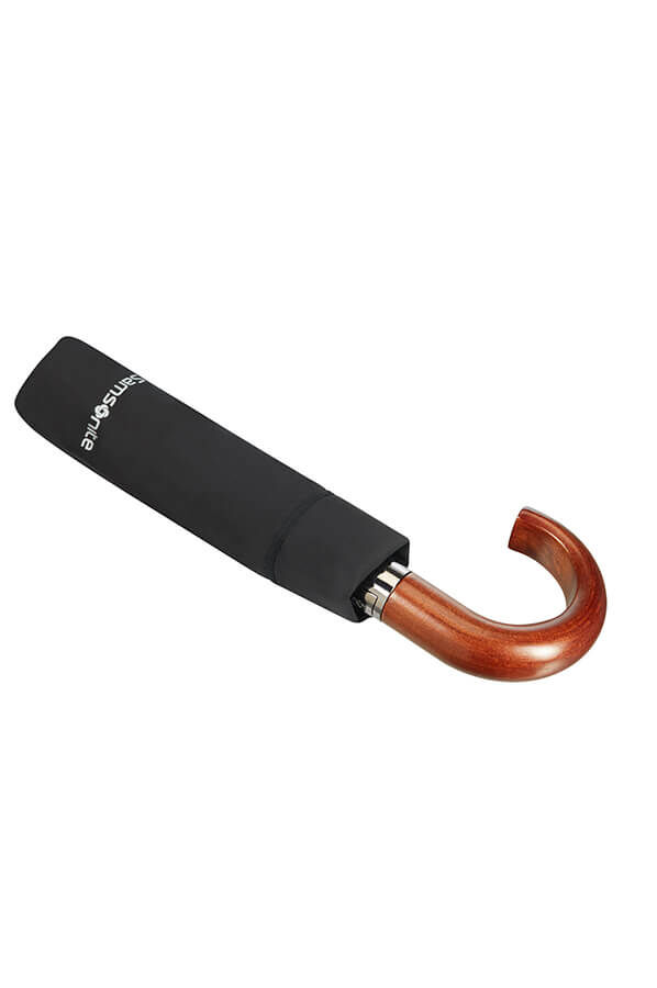 Samsonite Wood Classic S 3 Sect. Auto O/C Crook  Zwart