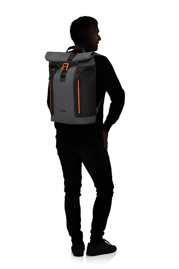 Samsonite Coatify Biz Rolltop Backpack 15.6'  Graphite/Apricot