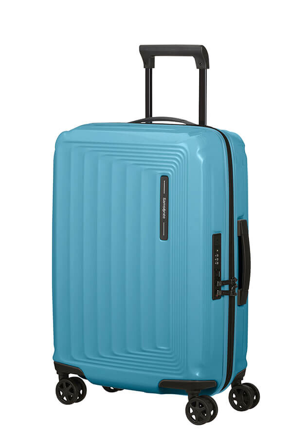 Samsonite Nuon Spinner Expandable 55cm  Metallic Ocean Blue Samsonite Nuon Spinner Expandable 55cm  Metallic Ocean Blue