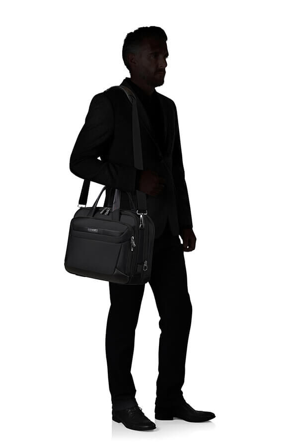 Samsonite Pro-Dlx 6 Bailhandle Expandable 15.6'  Zwart