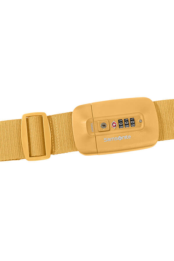 Samsonite Ta Revolution Luggage Strap/TSA Lock  Jaune