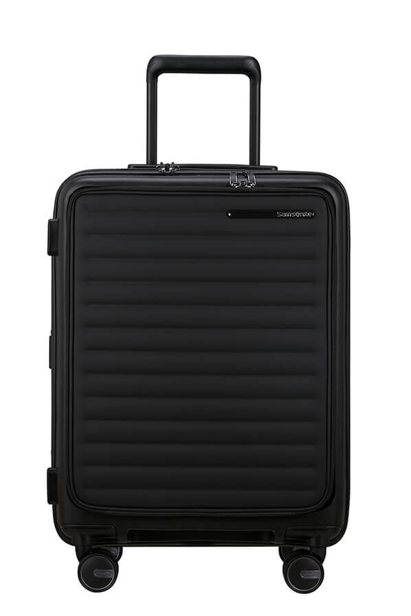 Samsonite Restackd Spinner Expandable Easy Access 55cm  Zwart