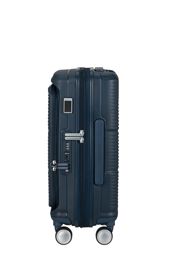 Samsonite Paralux Spinner Expandable Global Co 55cm  Bleu marine fonc&eacute;