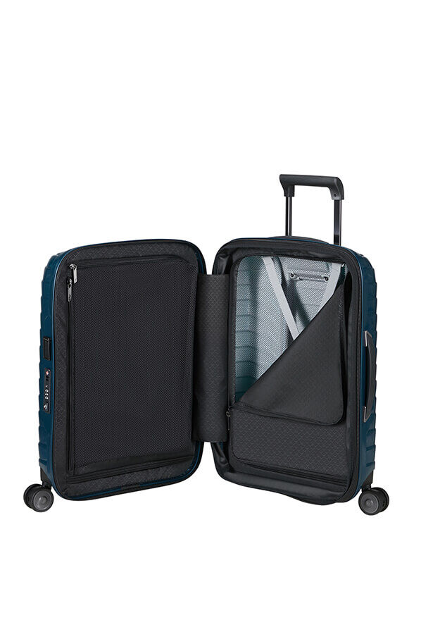 Samsonite Proxis Spinner Expandable Length 40cm 55cm  Bleu p&eacute;trole