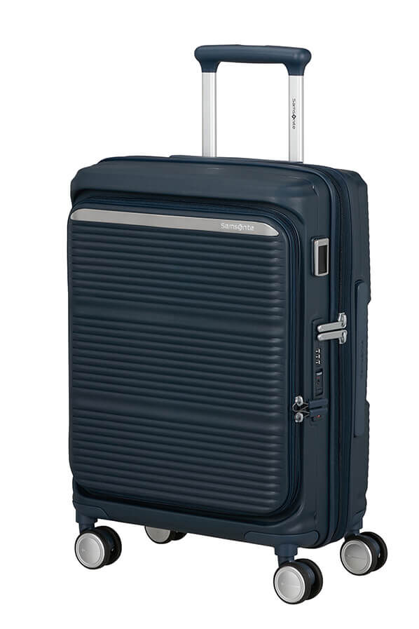 Samsonite Paralux Spinner Expandable Global Co 55cm  Bleu marine fonc&eacute;