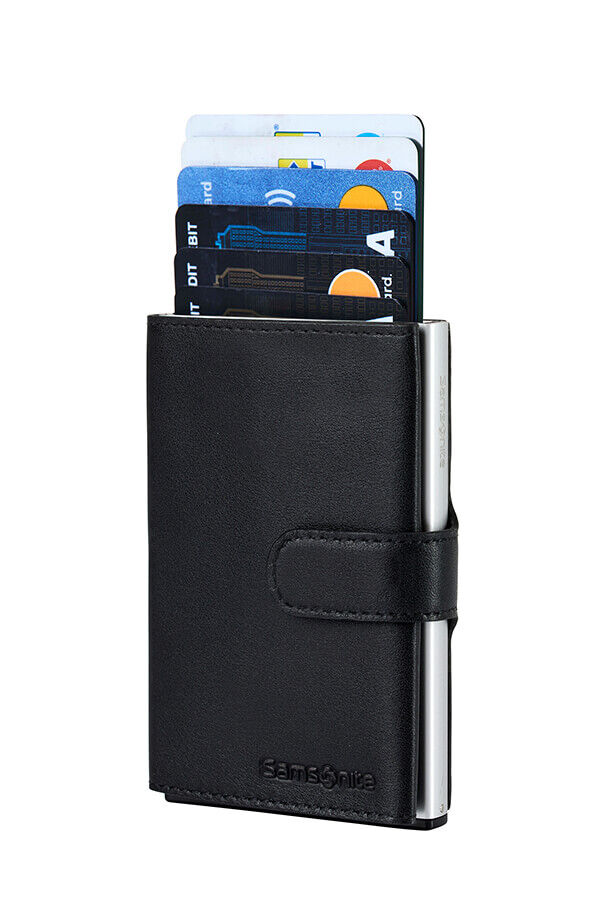 Samsonite Alu Fit 202 - Slide-up Wallet  Noir Samsonite Alu Fit 202 - Slide-up Wallet  Noir