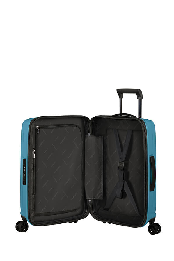 Samsonite Nuon Spinner Expandable 55cm  Metallic Ocean Blue Samsonite Nuon Spinner Expandable 55cm  Metallic Ocean Blue