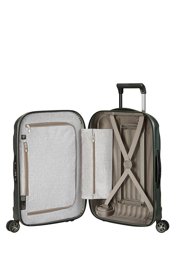 Samsonite C-Lite Spinner 55cm  Vert m&eacute;tal