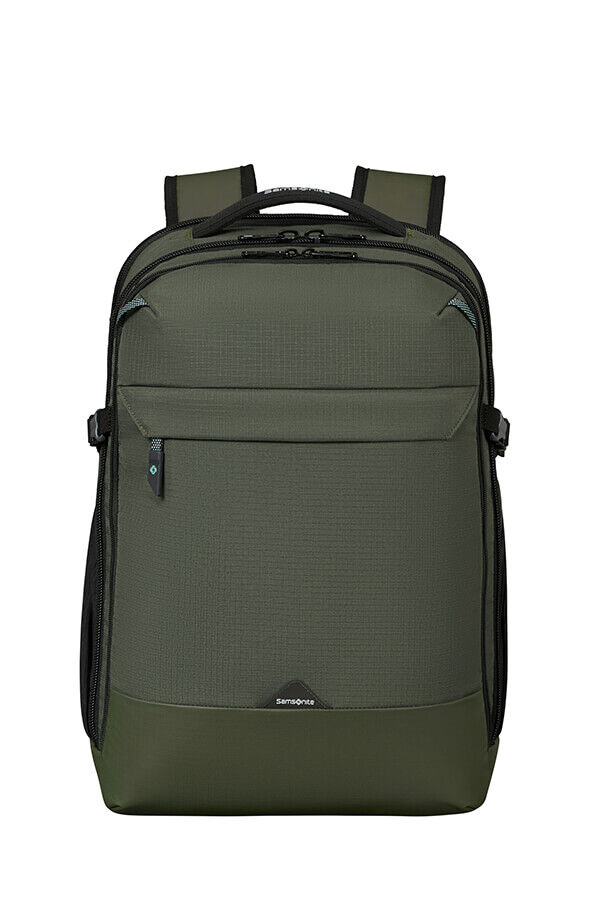 Samsonite Roadseeker Laptop Backpack Expandable L  Donker Olijfgroen