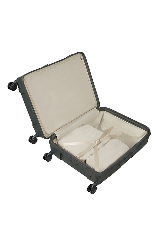 Samsonite Paralux Spinner Expandable Medium Sp 67cm  Olijfgroen