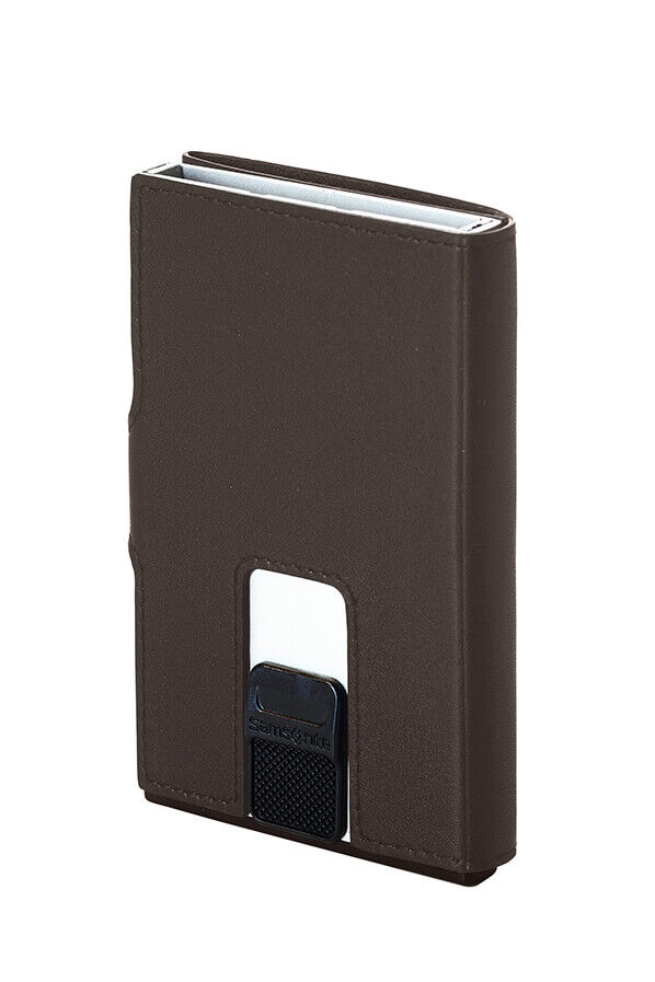 Samsonite Alu Fit 202 - Slide-up Wallet  Marron fonc&eacute;