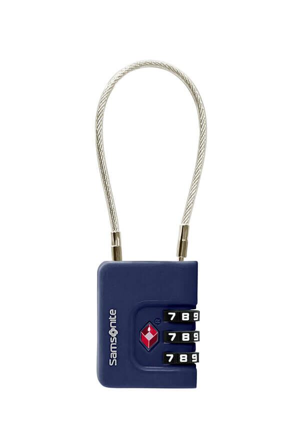 Samsonite Ta Revolution Cablelock 3 dial TSA  Bleu nuit