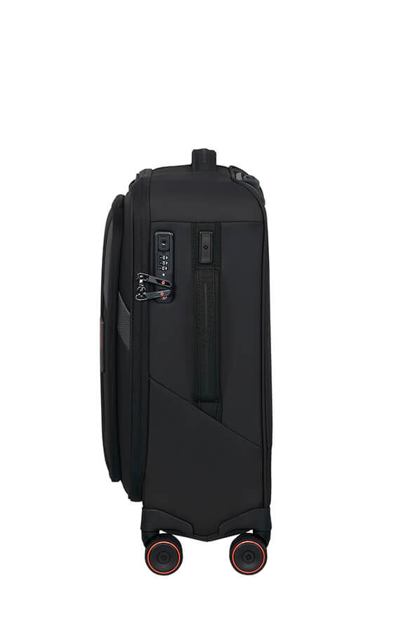 Samsonite Glazed Spinner Expandable 55cm  Black