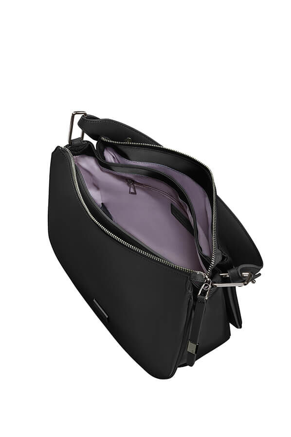 Samsonite Be-Her Hobo Bag Round 3 Compartments  Noir