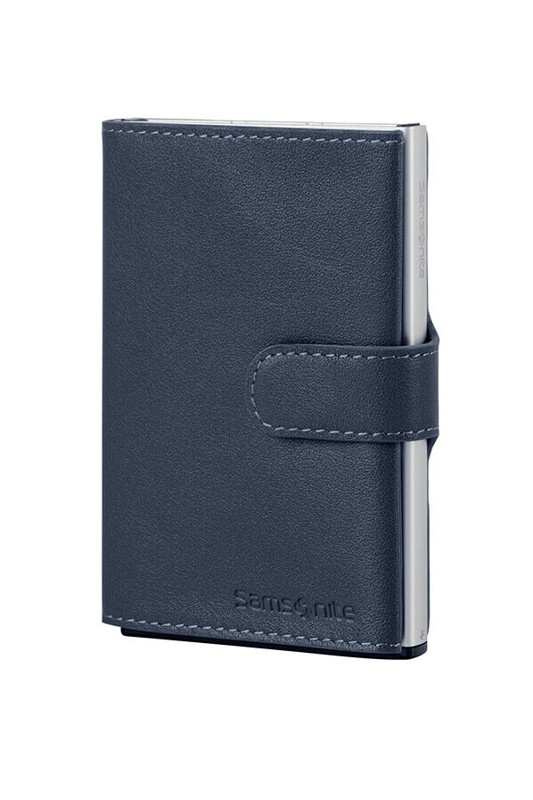 Samsonite Alu Fit 202 - Slide-up Wallet  Bleu