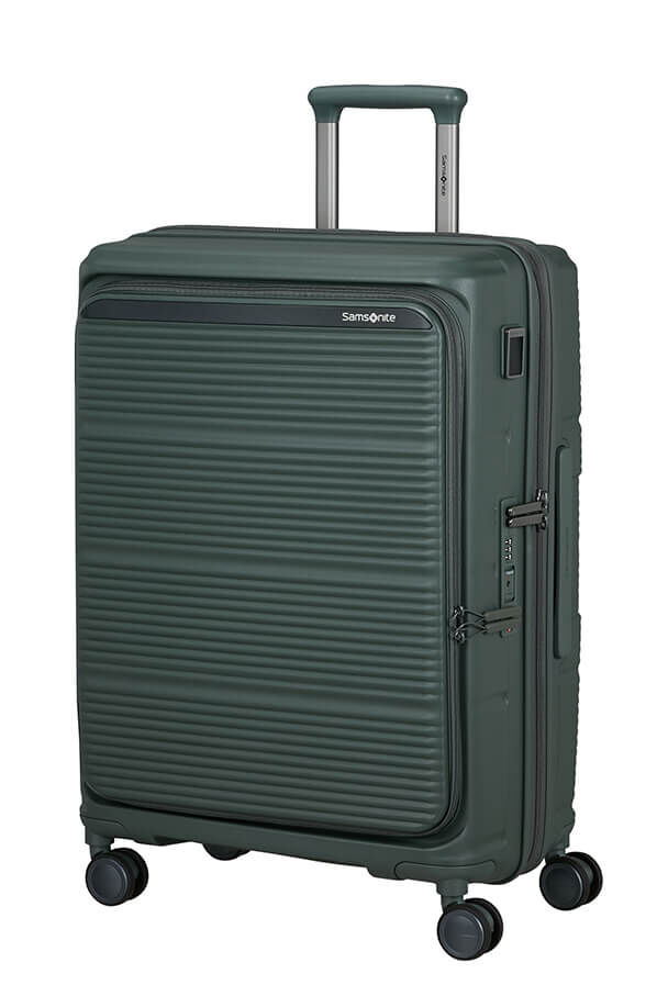 Samsonite Paralux Spinner Expandable Medium Sp 67cm  Olijfgroen