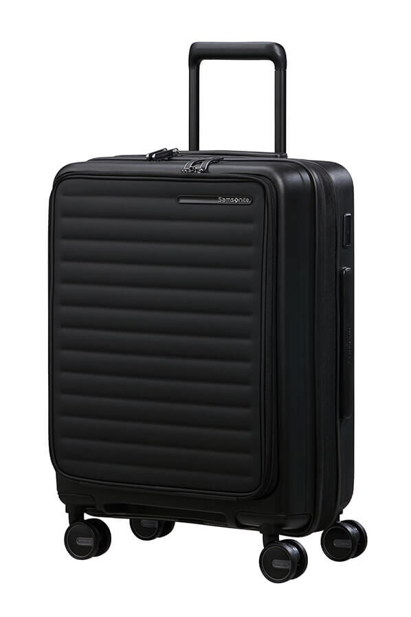 Samsonite Restackd Spinner Expandable Easy Access 55cm  Zwart