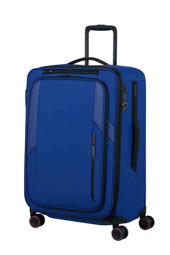 Samsonite Glazed Spinner Expandable 67cm  Bleu &eacute;lectrique