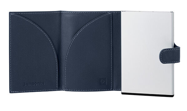 Samsonite Alu Fit 202 - Slide-up Wallet  Bleu