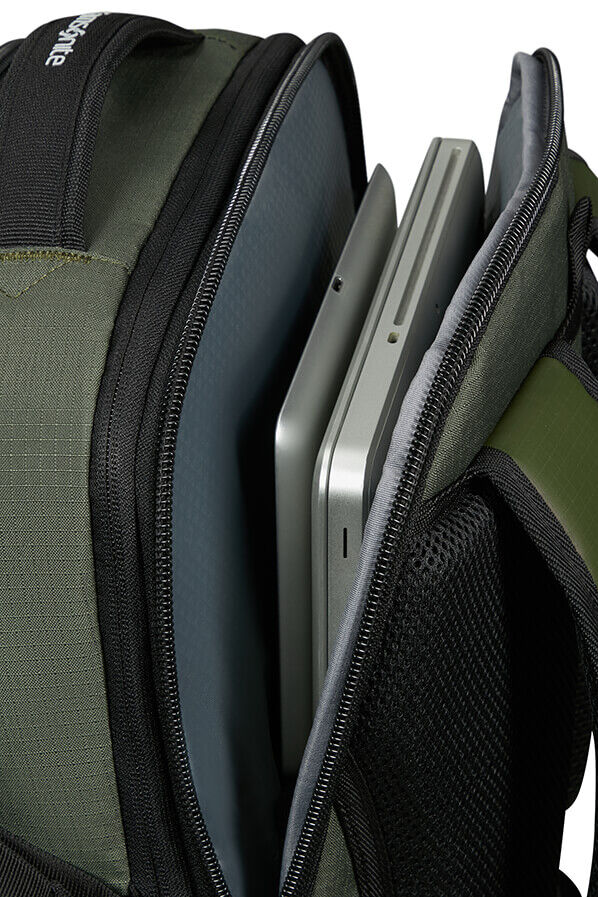 Samsonite Roadseeker Laptop Backpack Expandable L  Donker Olijfgroen