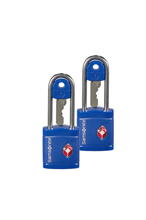 Travel Accessories Key Lock TSA x2 Blue Rolling Luggage Belgium