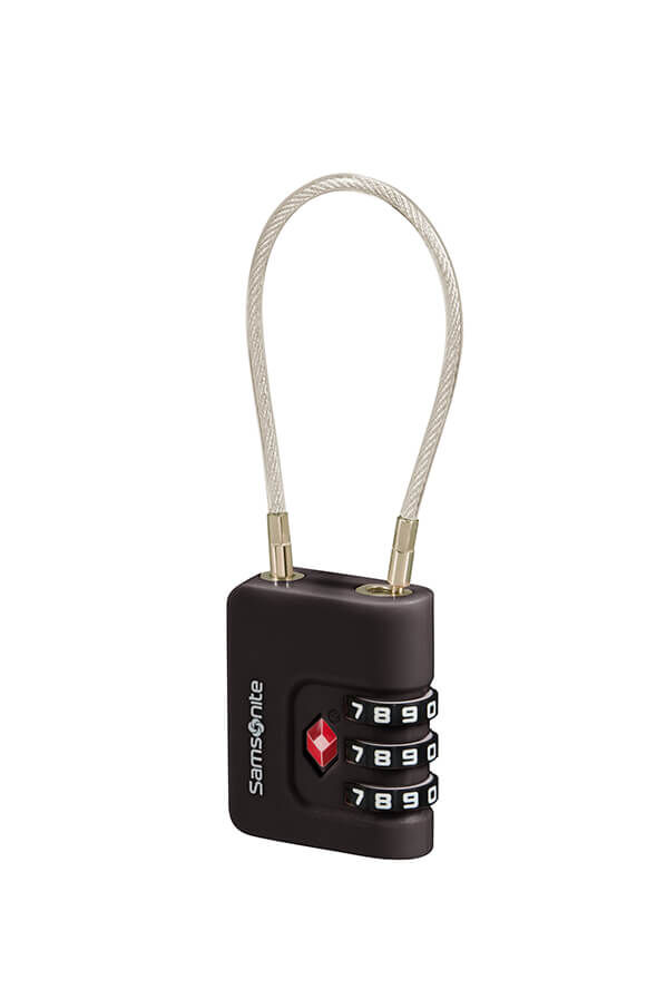 Samsonite Ta Revolution Cablelock 3 dial TSA  Noir