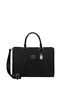 Image Biz Leather Aktetas 15.6" | Samsonite Image Biz Leather Briefcase 15.6'  Zwart